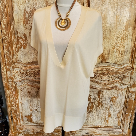 Talbots VNeck Layering Sweater/Top Size XL - Picture 5 of 9